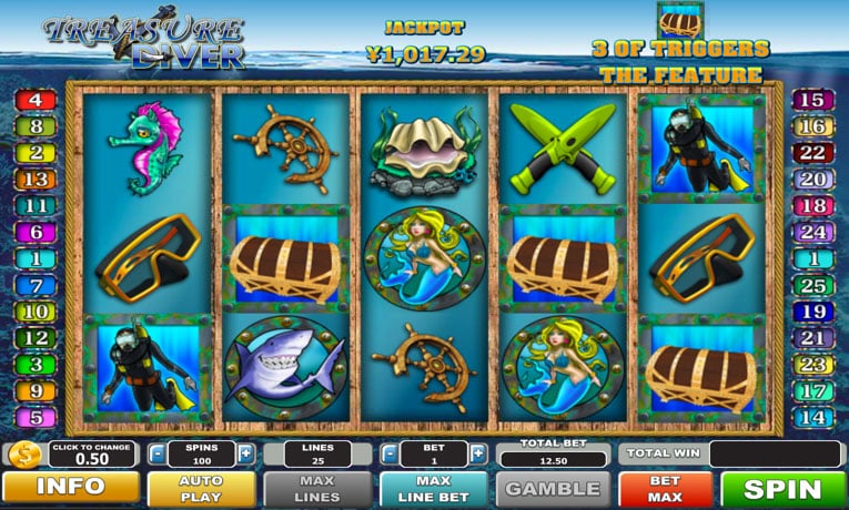 Treasure Diver demo slot