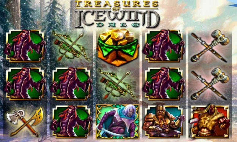 Dungeons and Dragons Treasures of Icewind Dale pokie machine demo