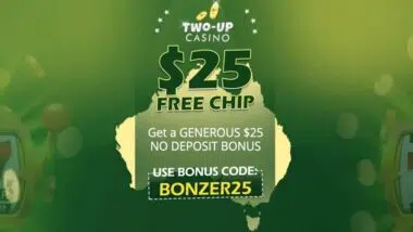 Two Up Casino free chip