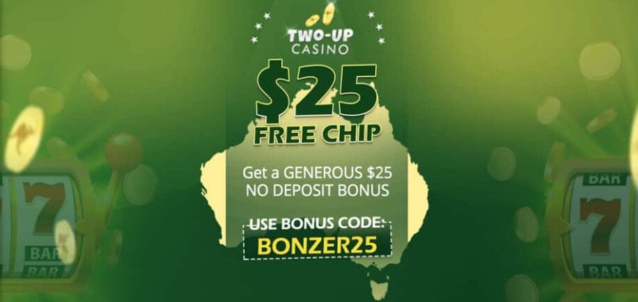 Two Up Casino free chip