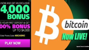 Uptown Aces bitcoin bonus