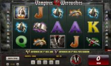 Vampires vs Werewolves » Demo Slot » Amaya Gaming