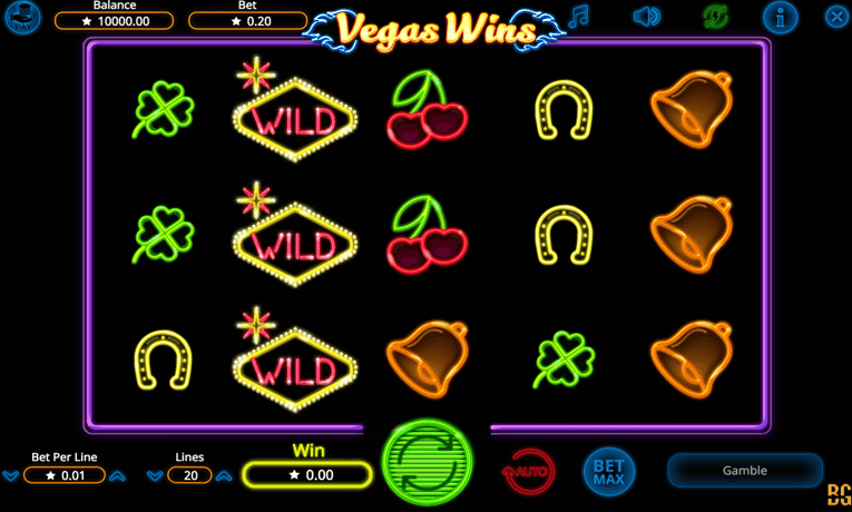 Vegas Wins slot machine demo