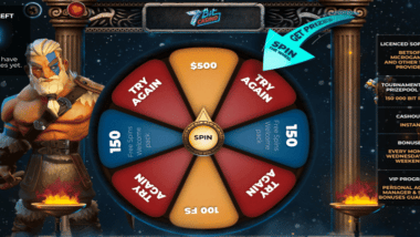 wheel of fortune bonus at 7bitcasino