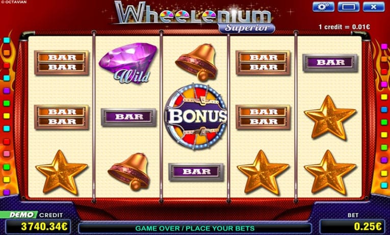 Wheelenium Superior demo slot