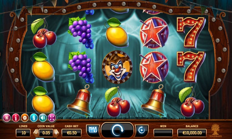 Wicked Circus demo slot
