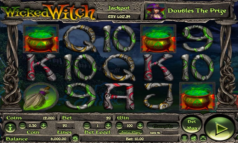Wicked Witch demo slot