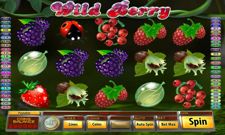 Wild Berry video slot demo