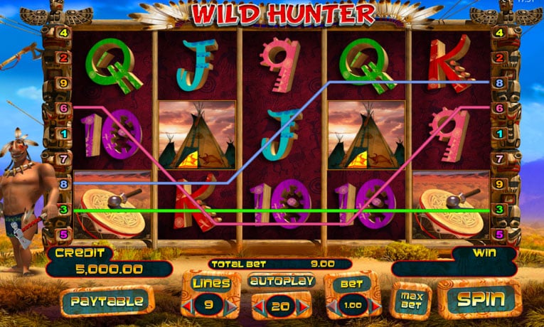 Wild Hunter slot game demo