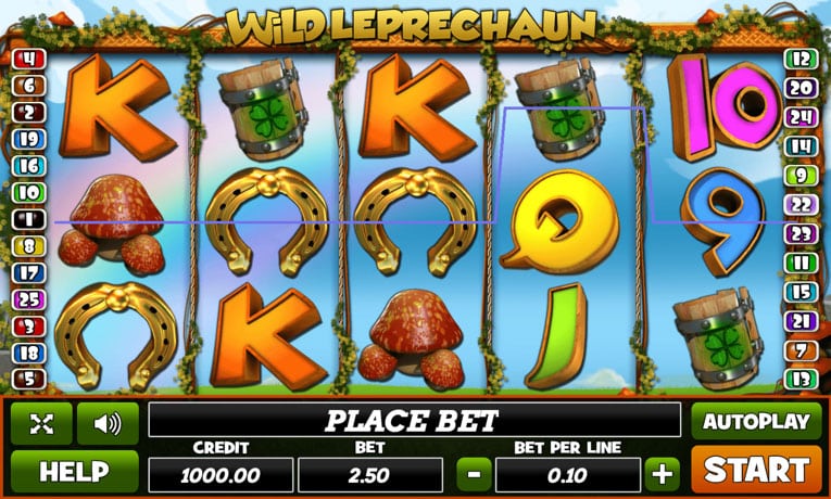 Wild Leprechaun slot machine demo