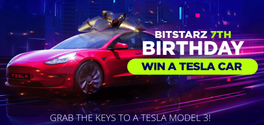 win a tesla btc promo at bitstarz casino