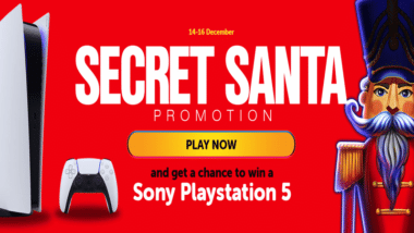 win a playstation 5 in secret santa promotion at wildslots casino