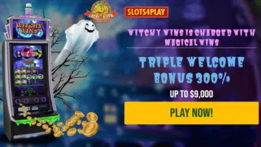 witchy wins slots deposit bonus code