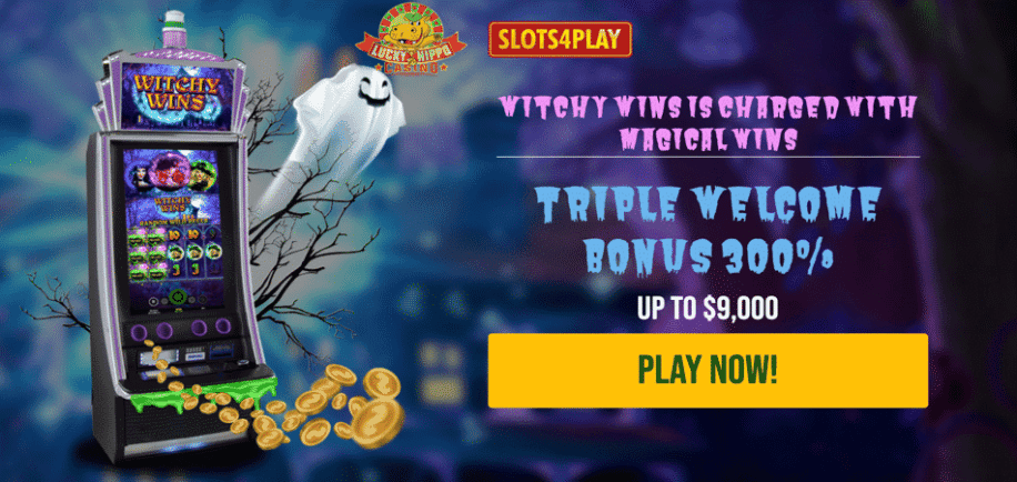 witchy wins slots deposit bonus code