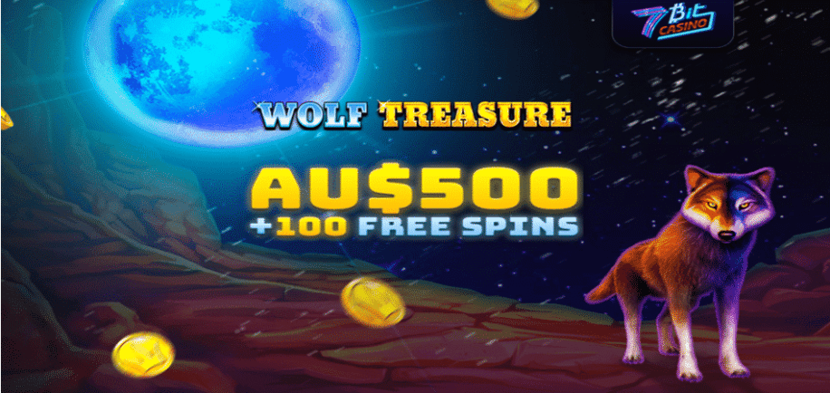 wolf treasure free spins at 7bit casino