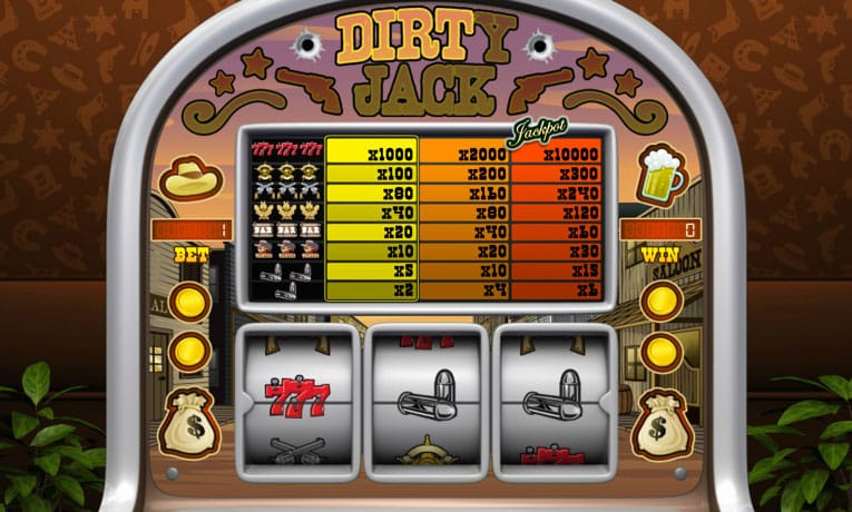 Dirty Jack slot game demo