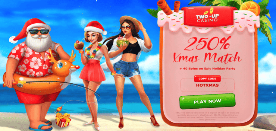 40 Spins Promo Code on Epic Holiday Party