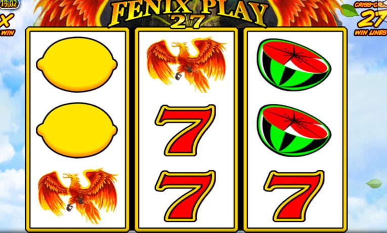 The Fenix Play 27 fruit machine demo
