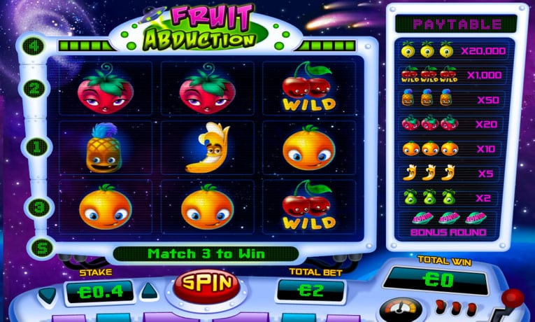 Fruit Abduction slot game demo