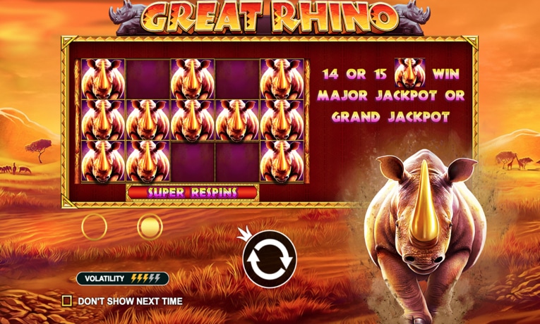 Great Rhino slot demo
