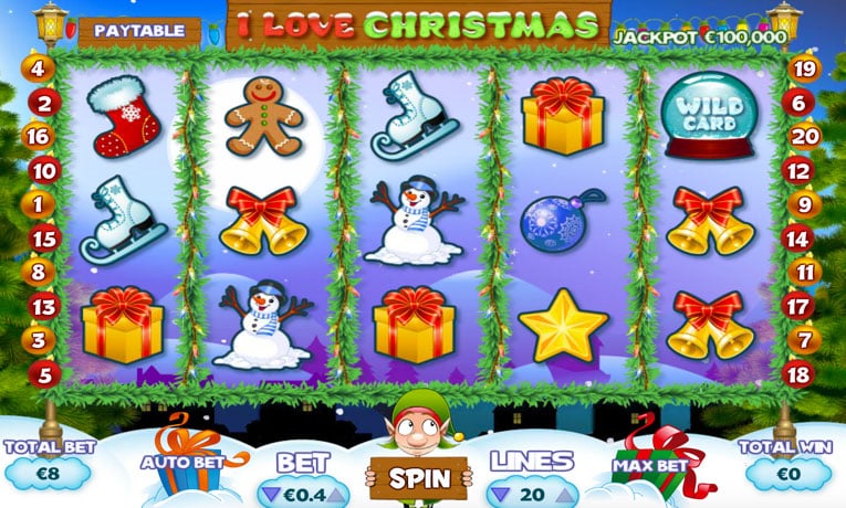 I Love Christmas slot game demo
