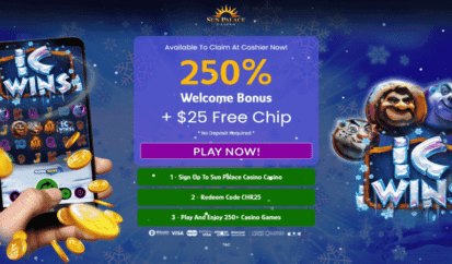 $25 Free Chip on IC Wins