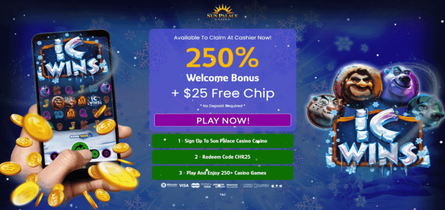 $25 Free Chip on IC Wins