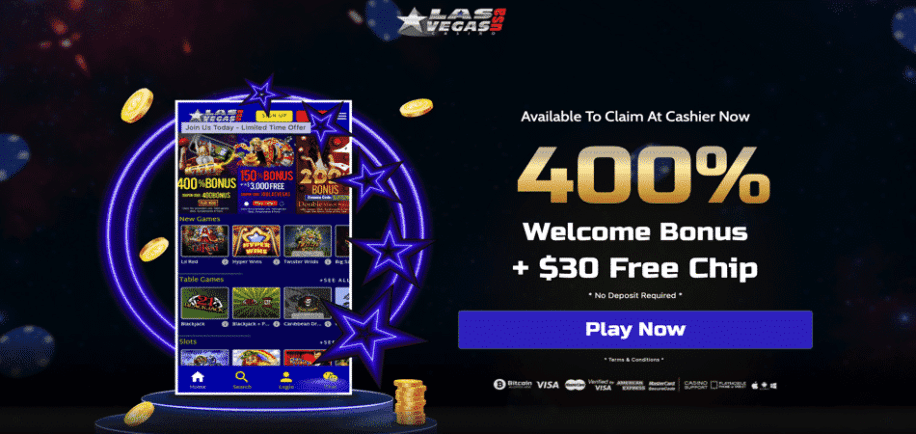 Las Vegas USA Mobile Casino Bonus Code