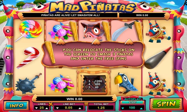 Mad Piñatas free slots