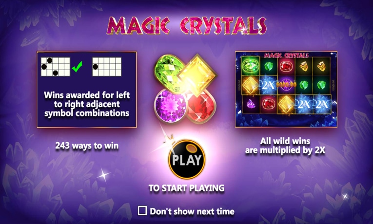 Magic Crystals slot demo