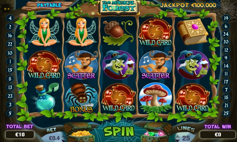 Magical Forest slot game demo