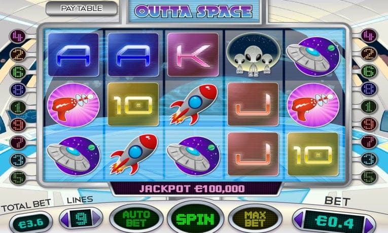 Outta Space slot game demo