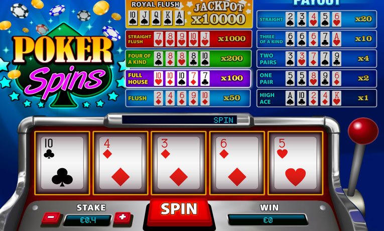 Poker Spins Machine demo