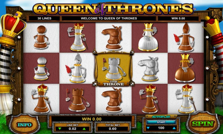 Queen of Thrones free slots