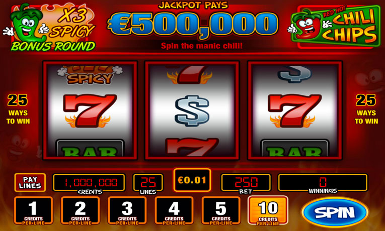 Red Hot Chili Chips slot game demo