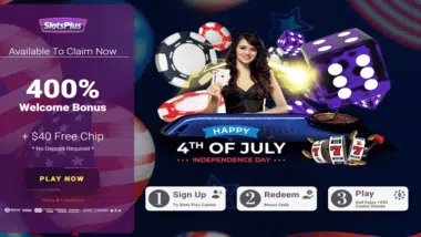 SlotsPlus 4th of July Bonus Code