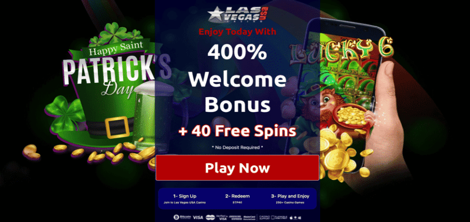 St. Patrick’s Day 40 Free Spins Promo Code