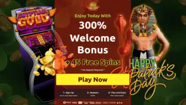 St. Patrick’s Day 45 Free Spins Promo Code