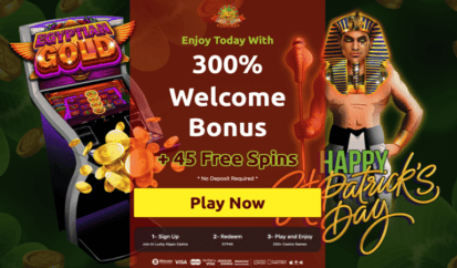 St. Patrick’s Day 45 Free Spins Promo Code