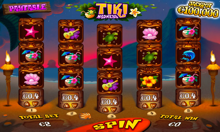 Tiki Madness slot game demo