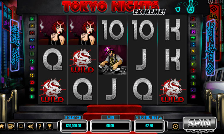 Tokyo Nights slot game demo