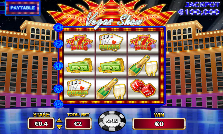 Vegas Show slot game demo