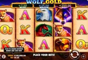 Wolf Gold slot game demo