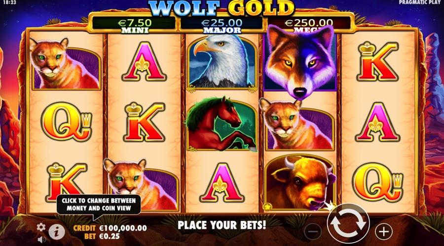 Wolf Gold slot game demo