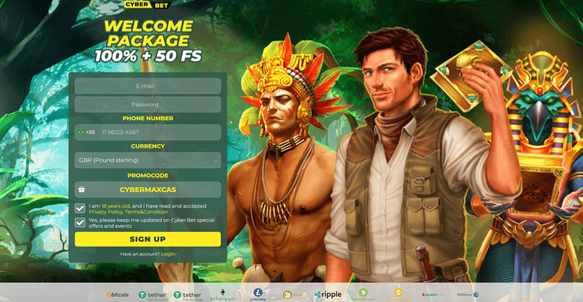 CyberBet-Freispiel-Promo-Code