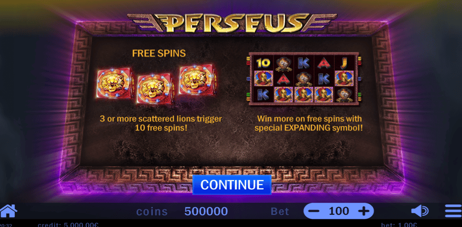 Perseus slot