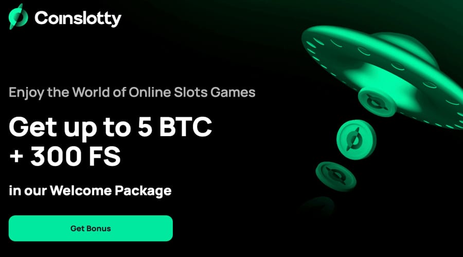 Coinslotty welcome bonus