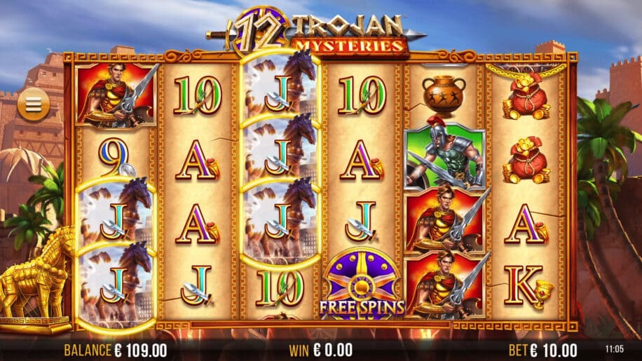 12 Trojan Mysteries slot game