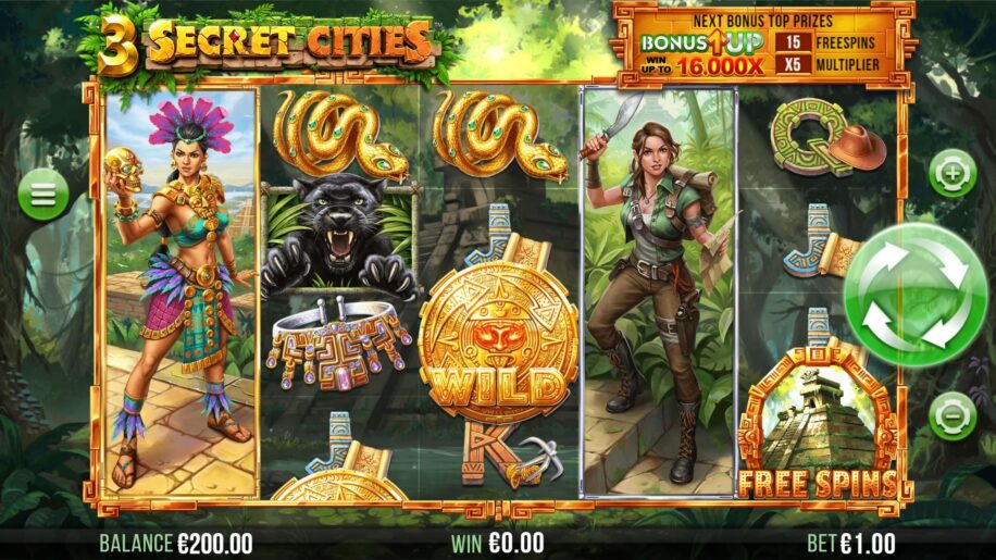 3 Secret Cities slot game - 4ThePlayer