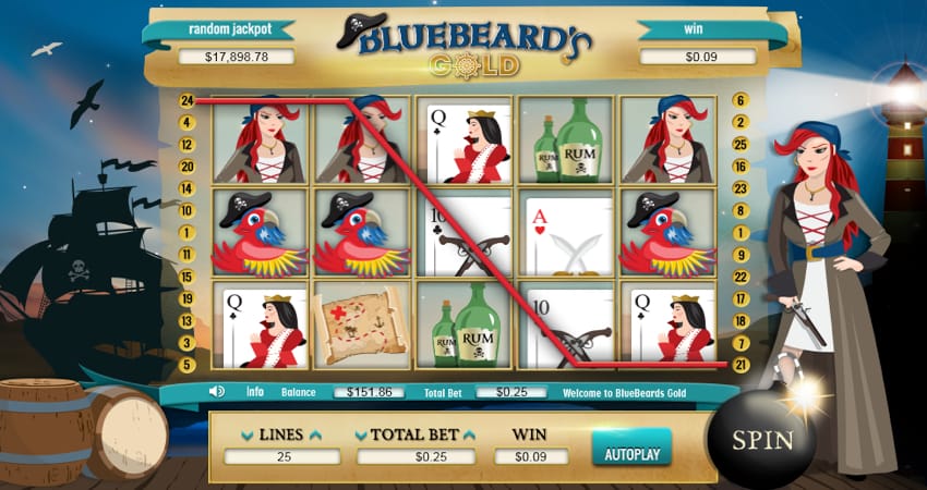 Blue Beard's Gold slot game